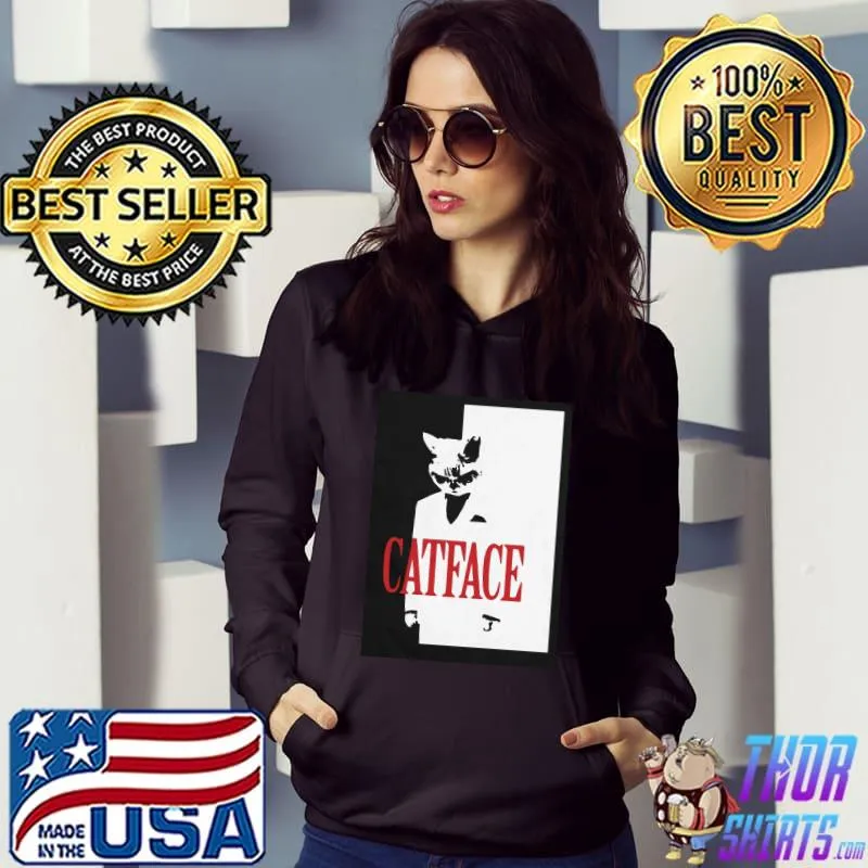 Premium Good Quality Cat Face Shirt