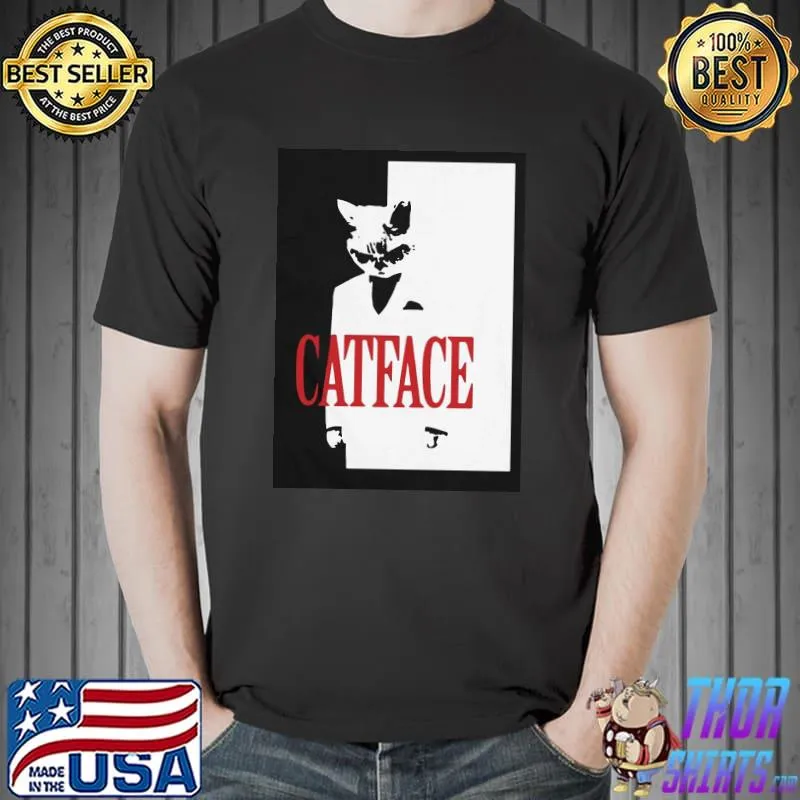 Premium Good Quality Cat Face Shirt Unisex
