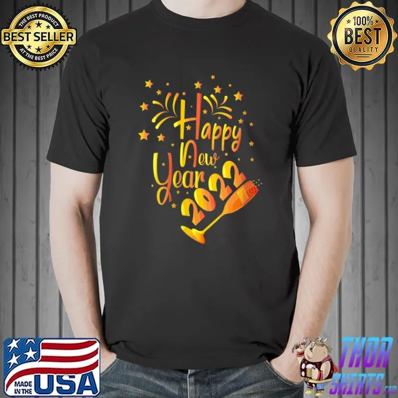 Premium Happy New Year 2022 New Years Eve Pajama Family T- Unisex