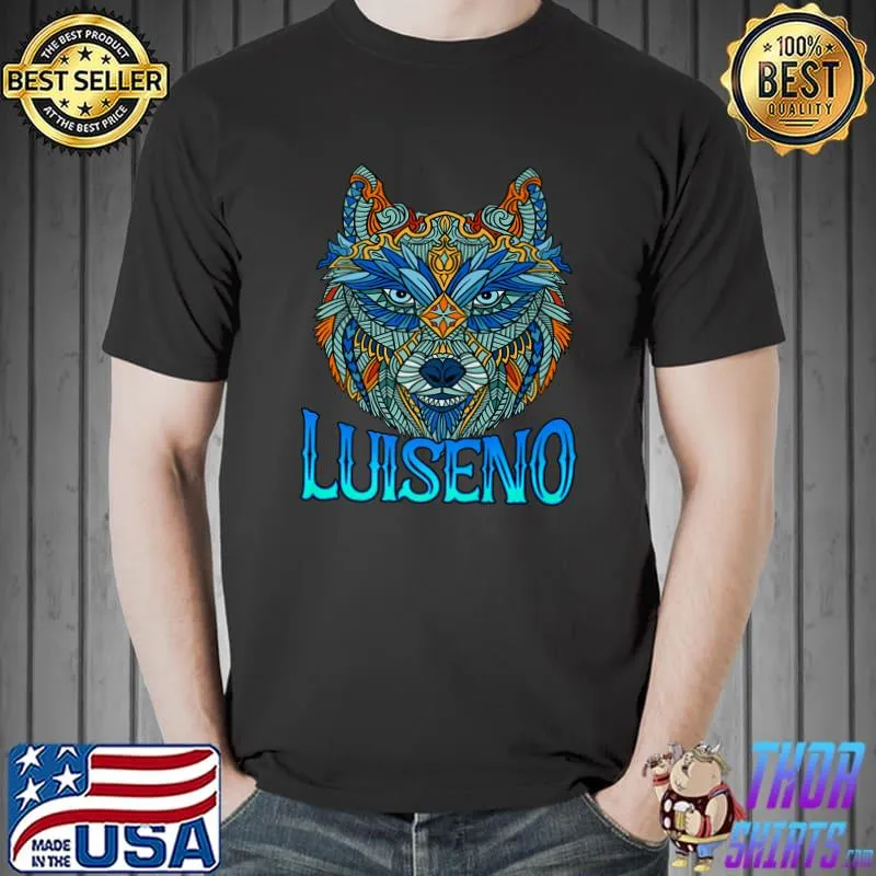 Premium Luiseno Wolf Symbol Spirit Native American Luiseno Wolves Premium T-Shirt
