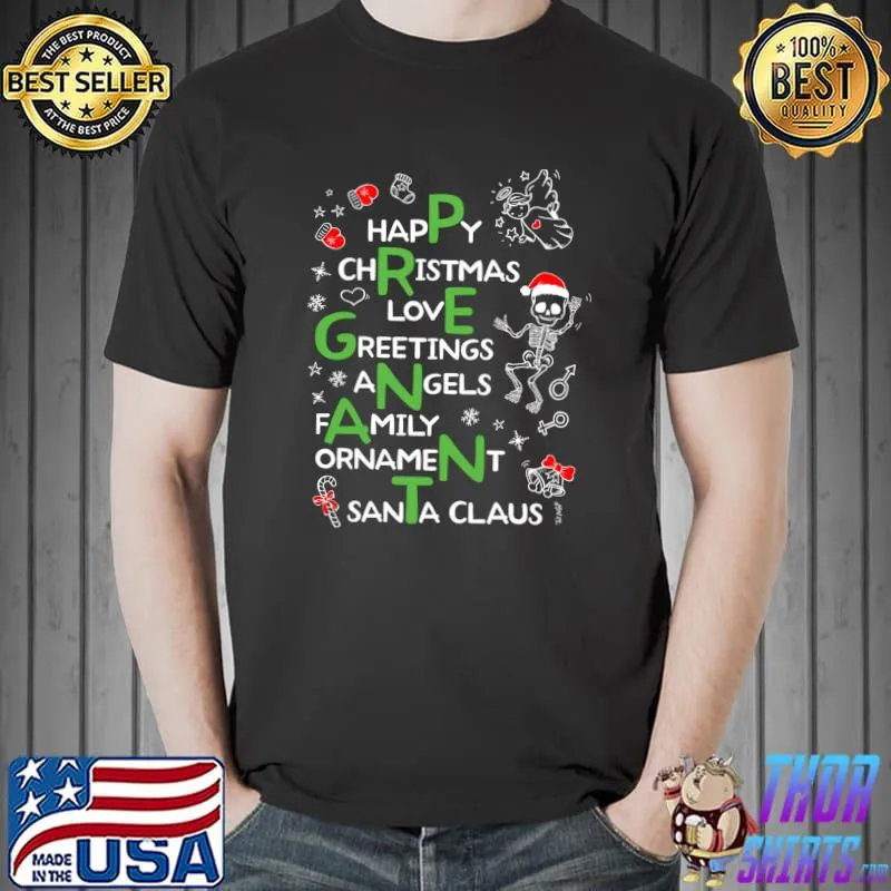 Premium Pregnancy Announcement Anagram Top T-shirt