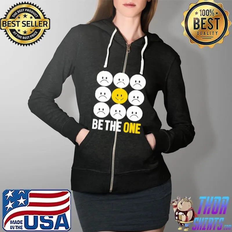 Premium Psychology Be The One Shirt Full Zip Hooded