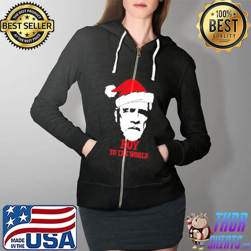 Premium ROY to the World Christmas Shirt Full Zip Hooded