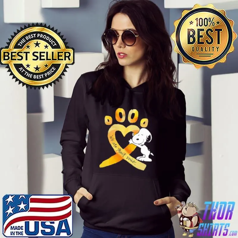 Premium Snoopy We Are Their Voices Shirt