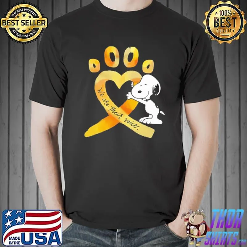 Premium Snoopy We Are Their Voices Shirt Unisex
