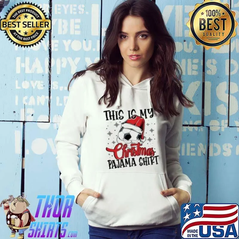 Premium This Is My Christmas Pajama Soccer Football Shirt