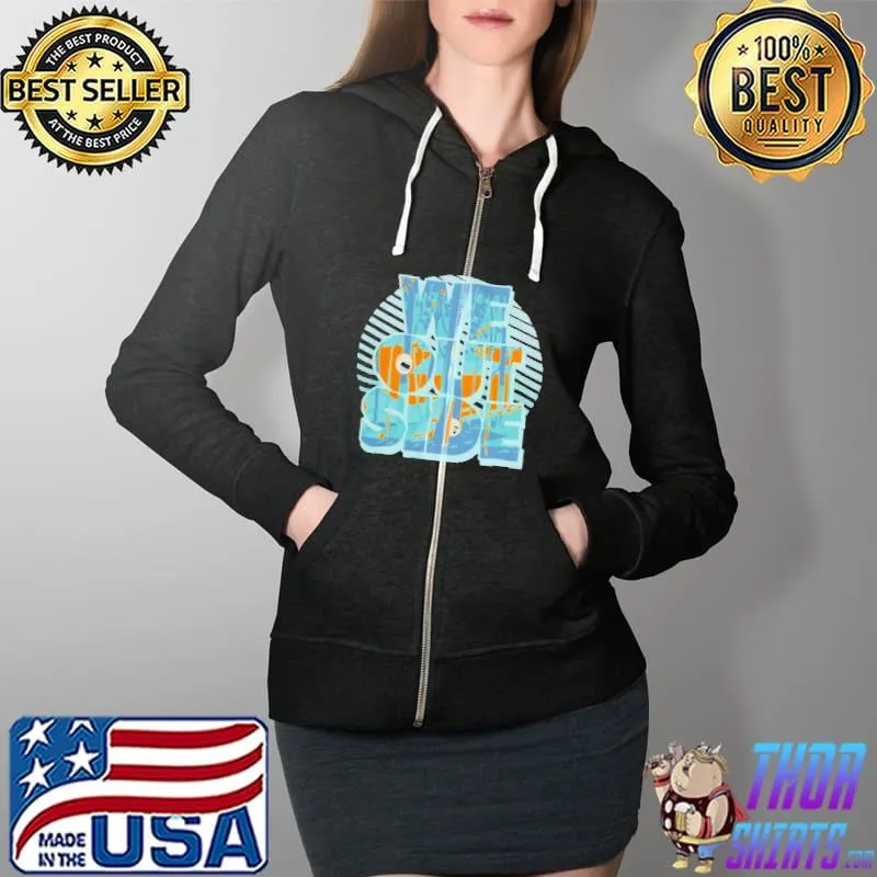 Premium We Outside Shirt Full Zip Hooded