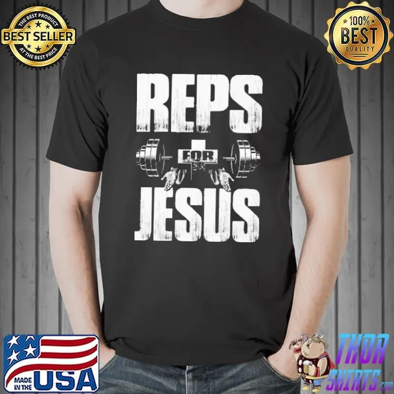 Reps For Jesus Lifting Shirt Unisex