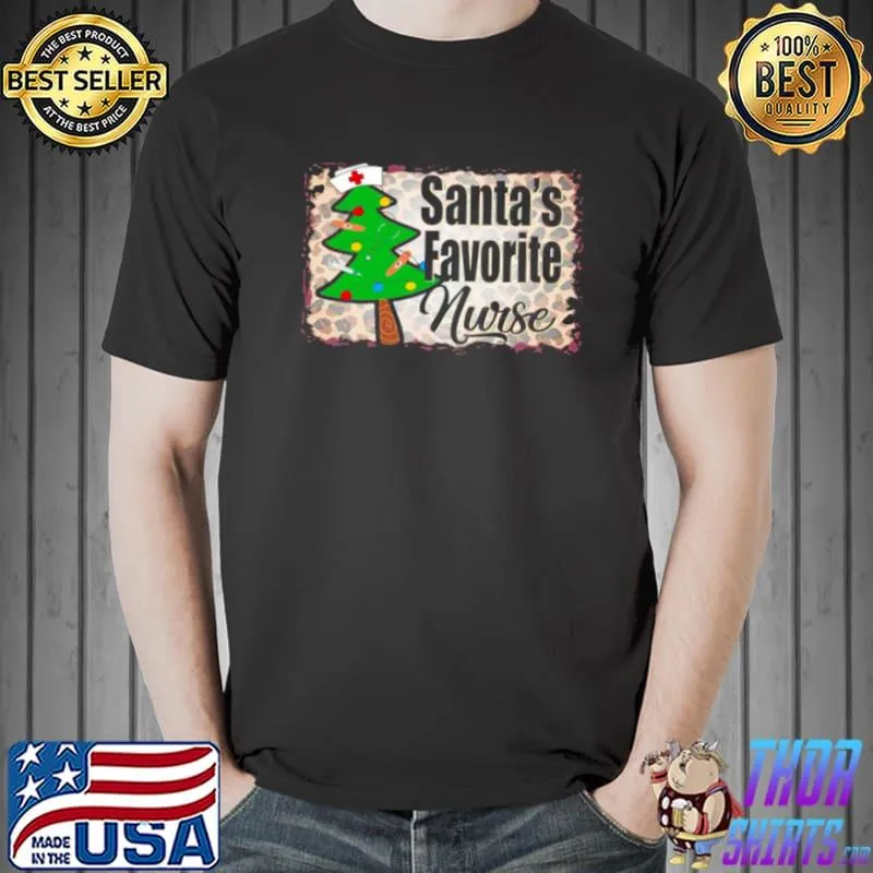Santa’s favorite nurse Christmas tree Unisex