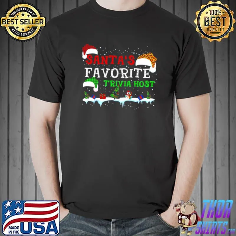 Santa’s favorite trivia host Christmas Unisex