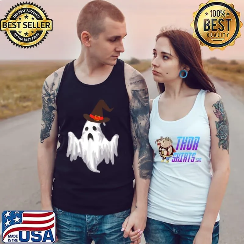 Scary Ghost Halloween Costume T Shirt Tank Top