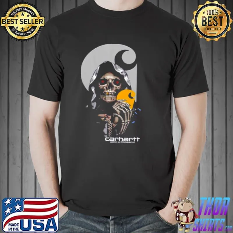 Skull death hug carhartt logo Unisex