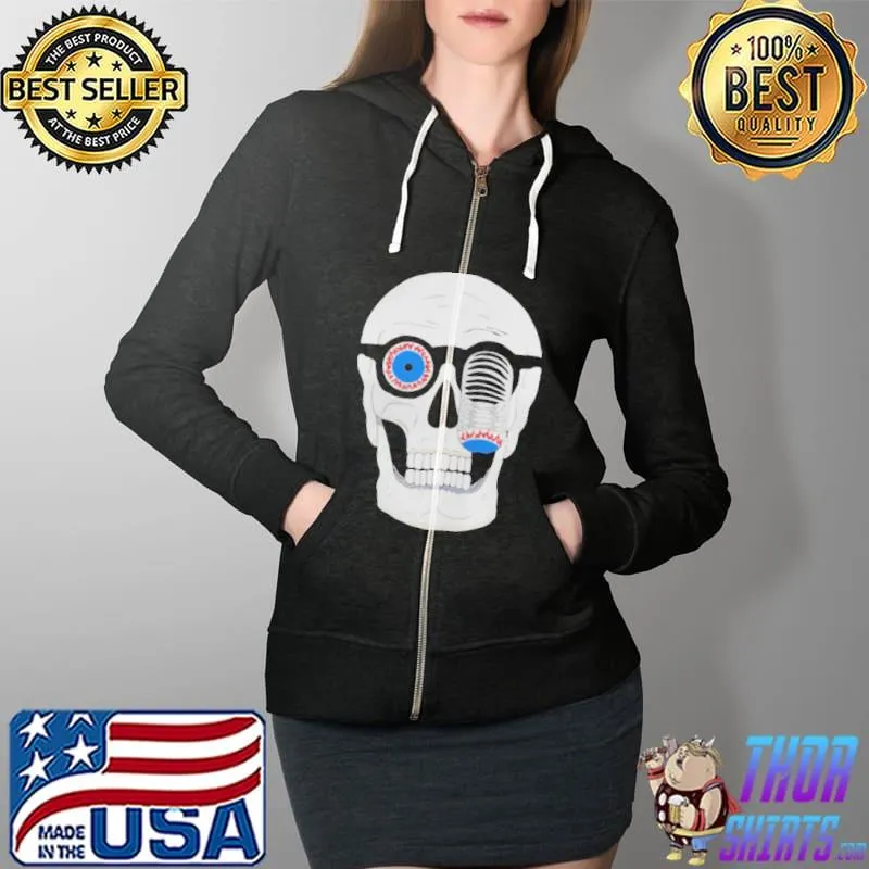 Skull In Disguise Shirt Full Zip Hooded