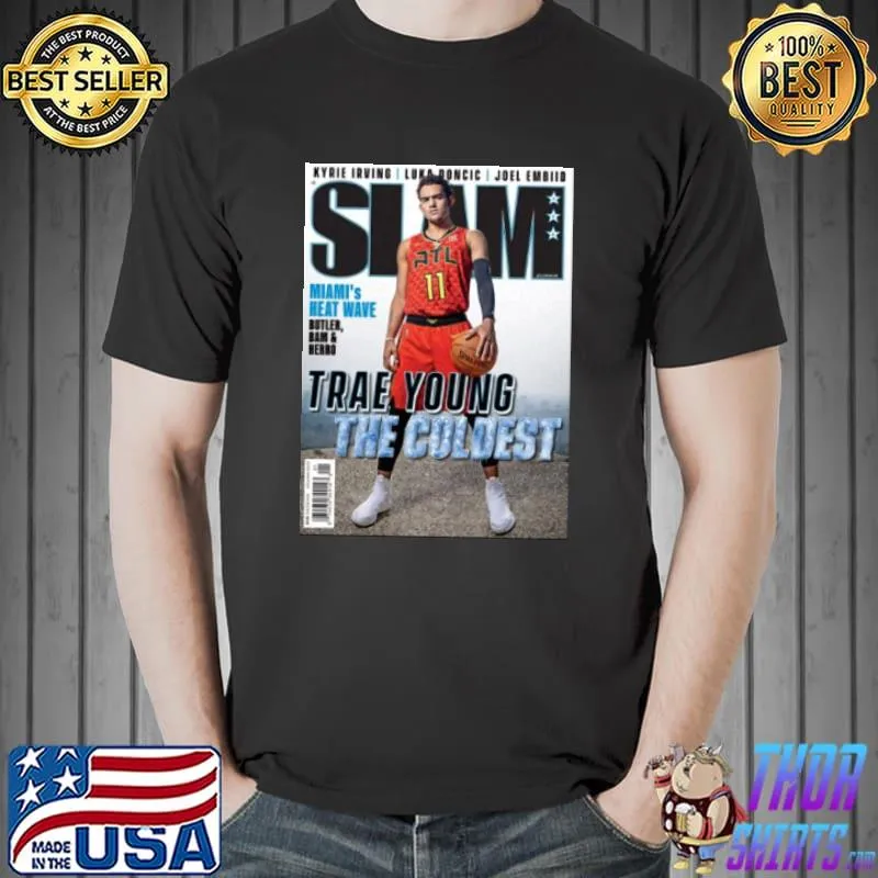 Slam Trae Young The Coldest Miami's Heat Wave Poster Shirt Unisex