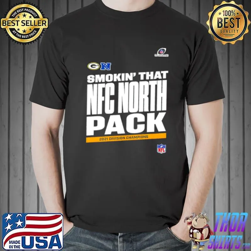 Smokin That Nfc North Pack 2021 Division Champions new 2021 Shirt