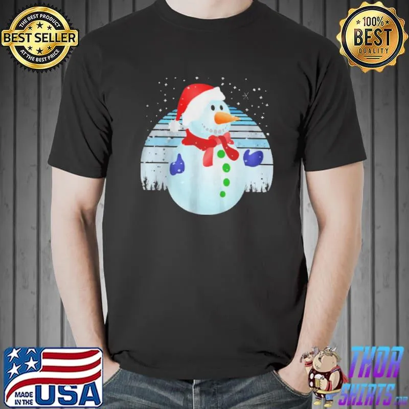 Snowman vintage sunset winter family christmas pajama Unisex