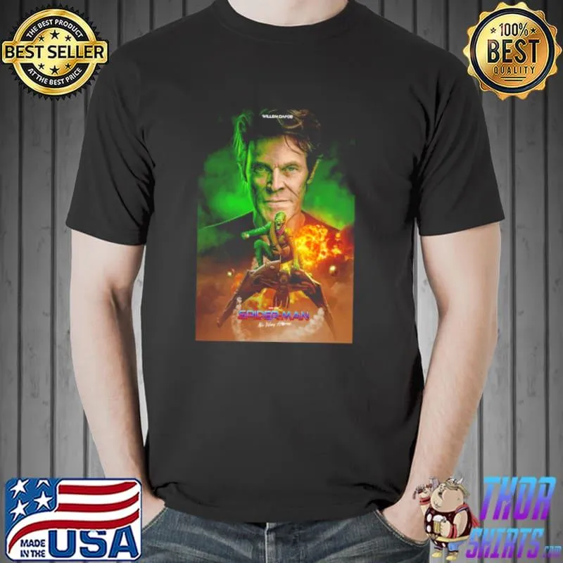 Spider Man No Way Home 2021 Green Goblin Willem Dafoe Shirt Unisex