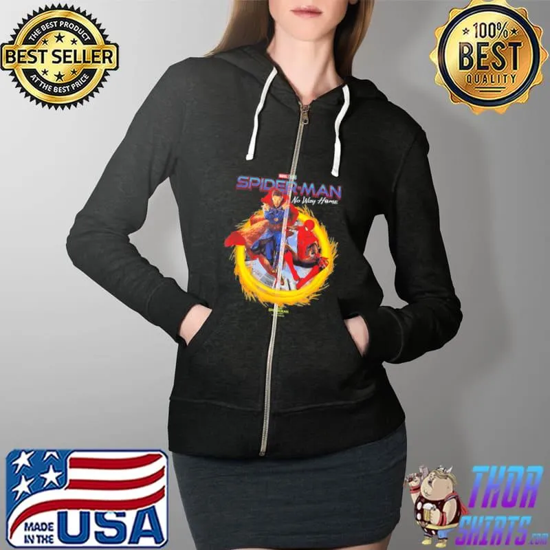 Spider-Man No Way Home Spidey Doctor Strange Poster T-Shirt Full Zip Hooded