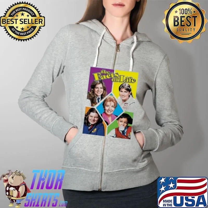 The Facts Of Life Retro Tv Show Fan Shirt Full Zip Hooded