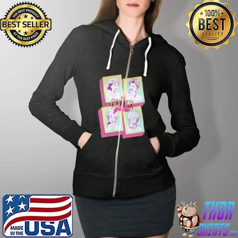 The Golden Girls Vintage Shirt Full Zip Hooded