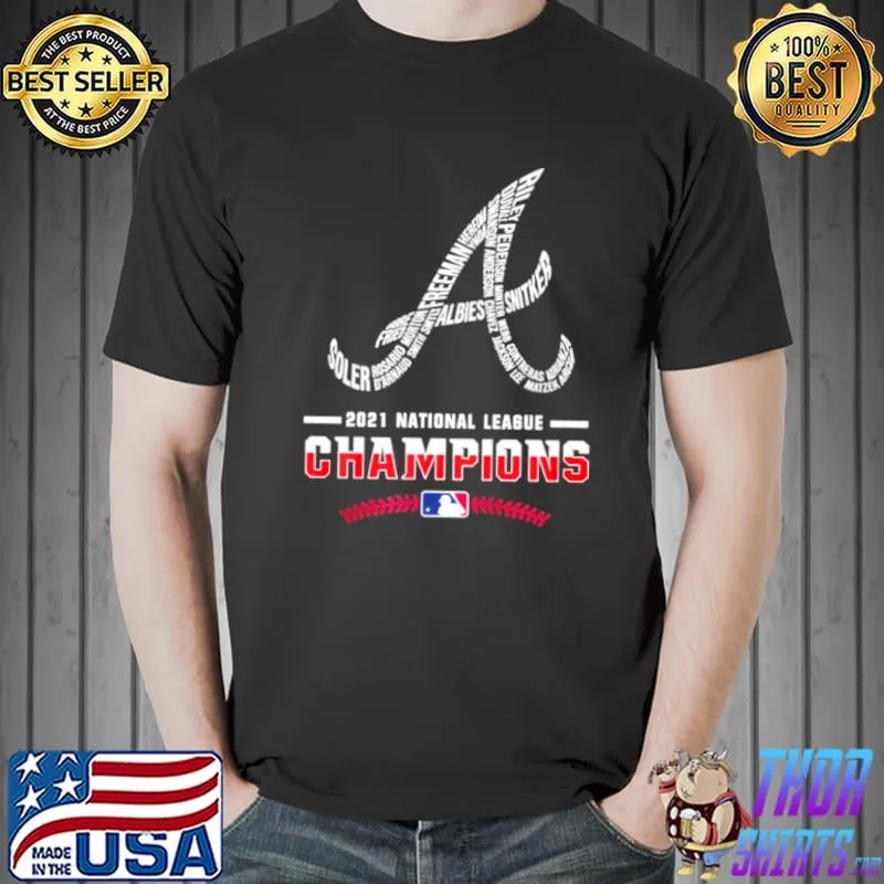 Top atlanta Braves Player Name 2021 National League Champions Shirt