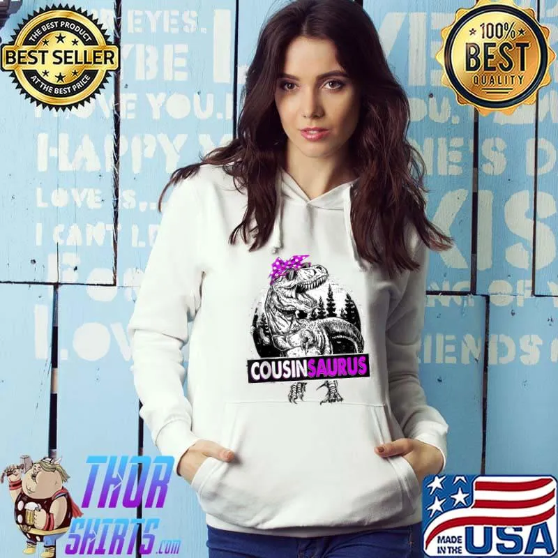 Top Cousinsaurus T rex Dinosaur funny Mother's Day. Tank Top