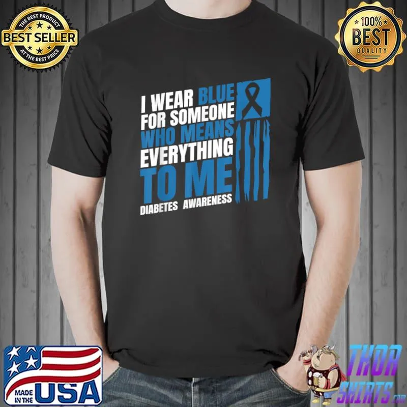 Top Diabetes Awareness Month Messy Bun Mother T1 T2 T-Shirt Unisex