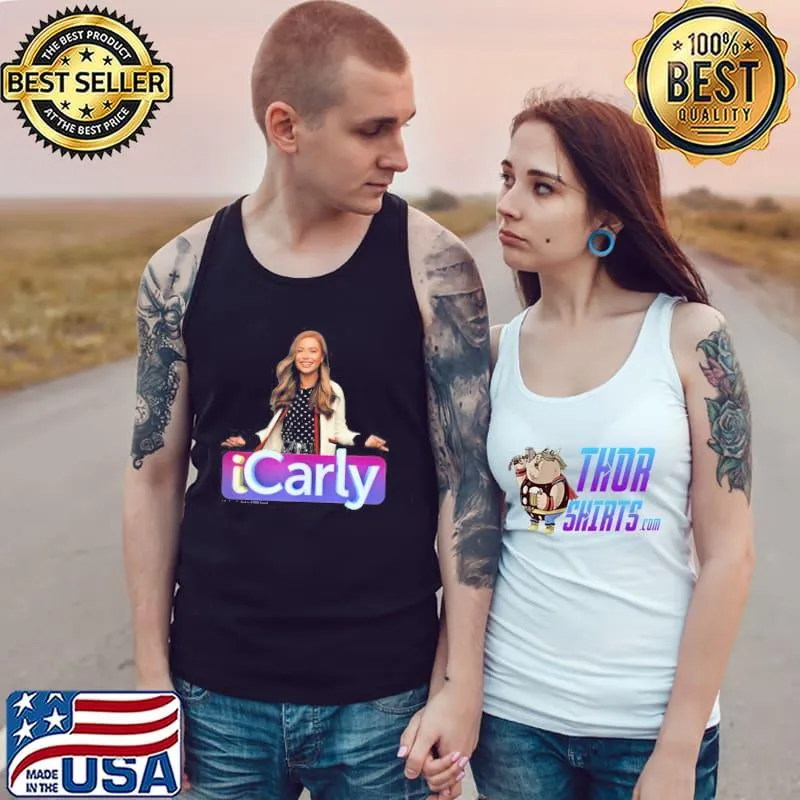 Top Icarly title logo and photo Tank Top