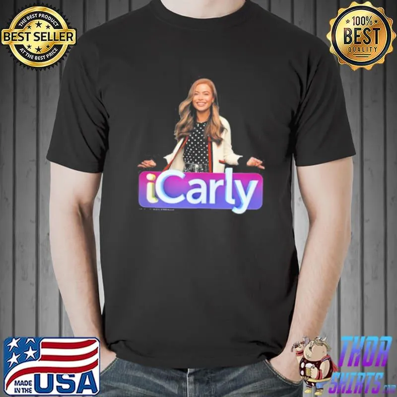 Top Icarly title logo and photo shirt