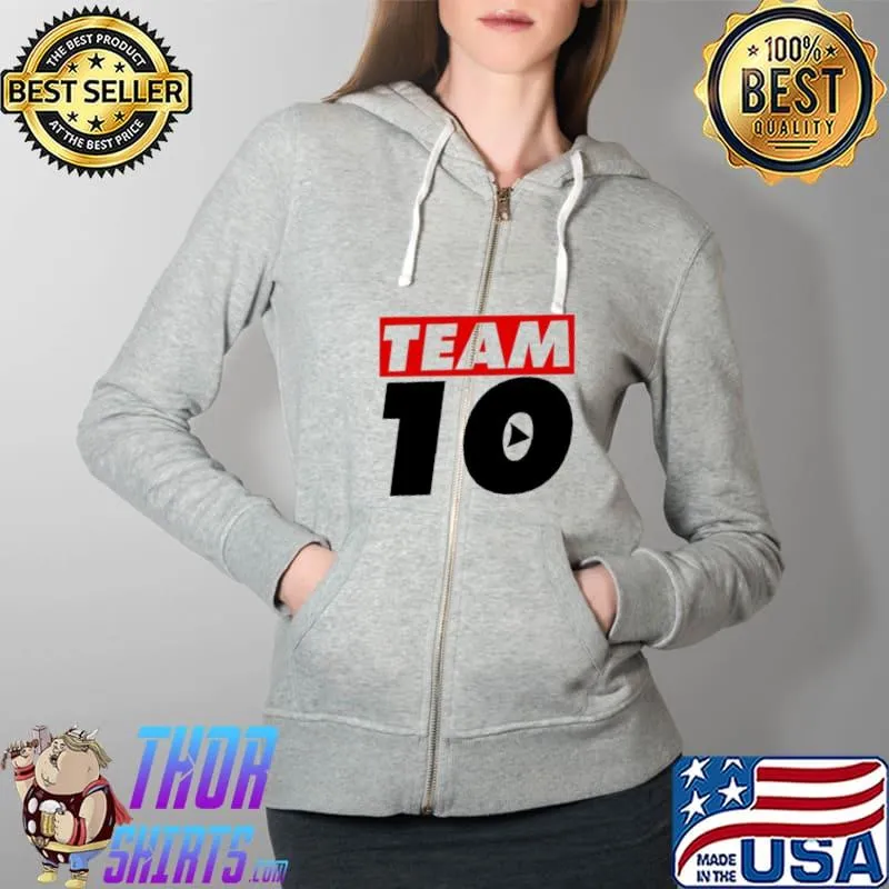 Top Jake Paul Vlogger Youtuber Shirt Full Zip Hooded