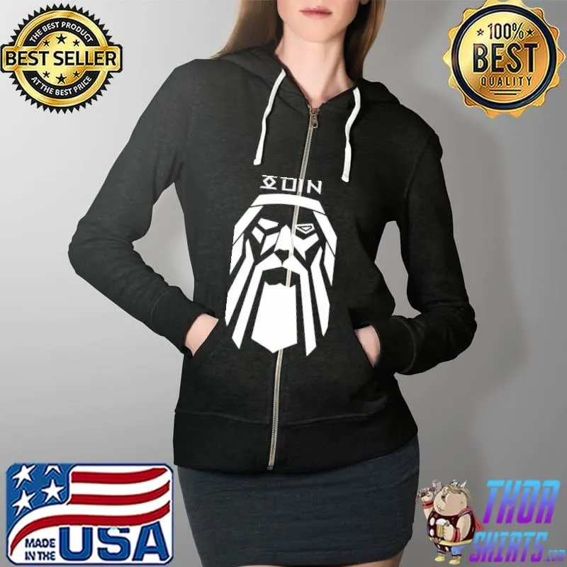 Top Odin Classic Shirt Full Zip Hooded