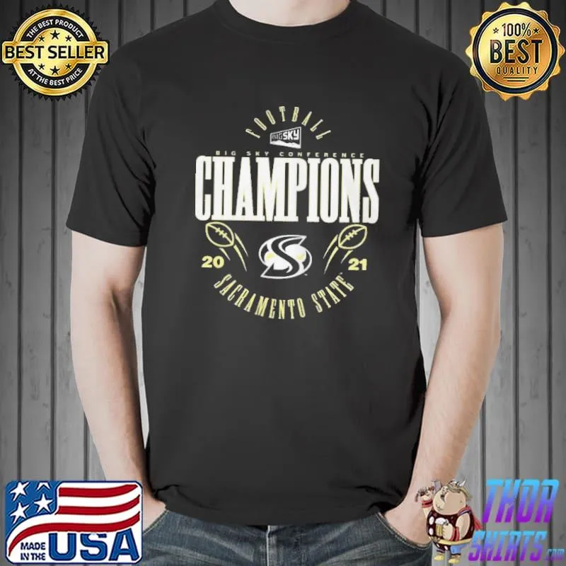 Top Sacramento state hornets 2021 big sky Football conference champions Unisex