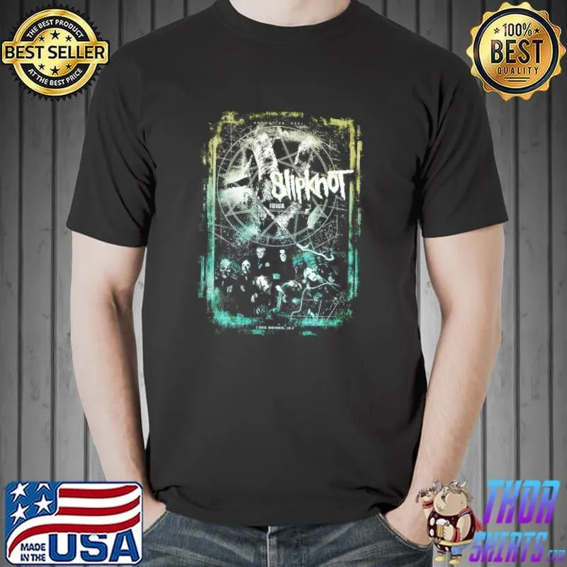 Top Slipknot Iowa Metal Band Shirt