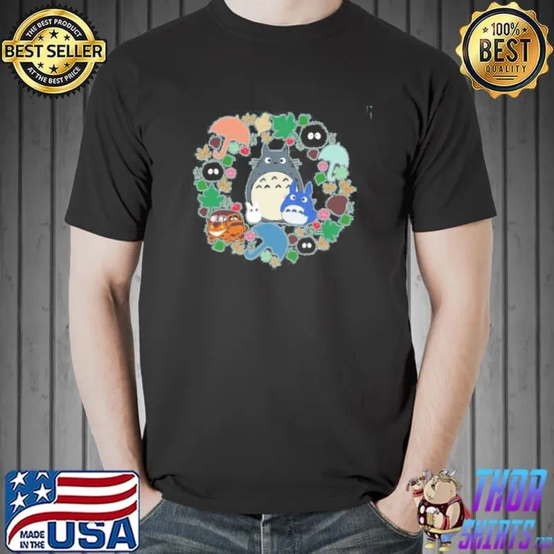 Totoro Susuwatari Anime Ghibli Kawaii Japanese Style Unisex Hoodie
