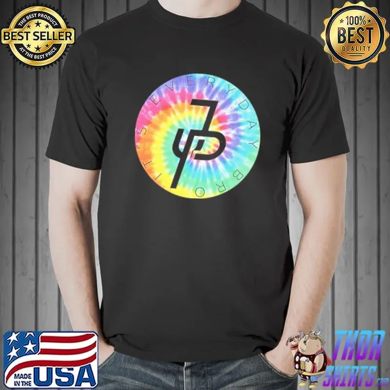 Tye Dye Jake Paul It's Everyday Bro Shirt Unisex