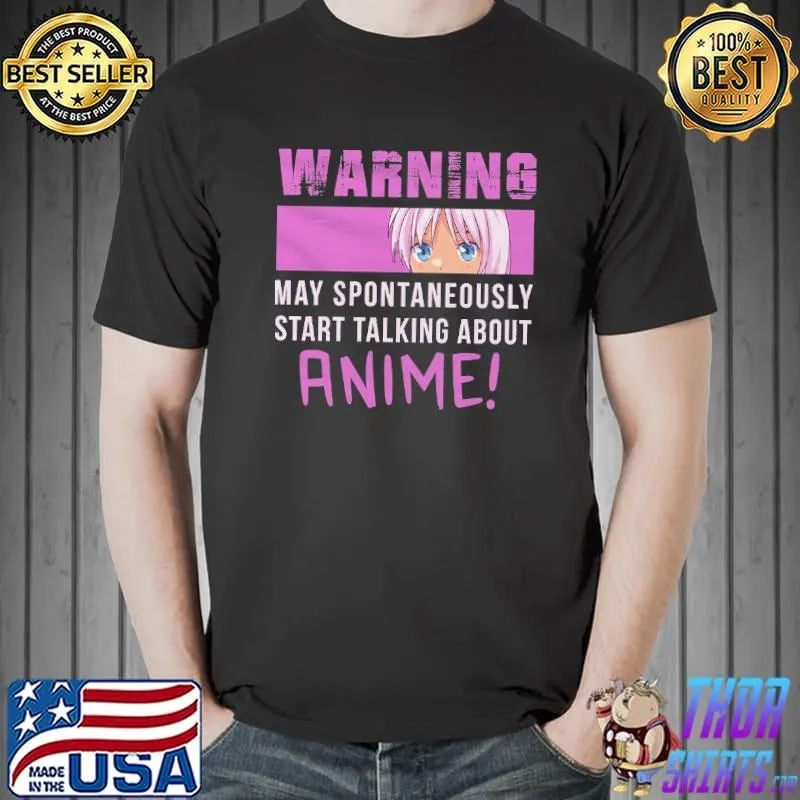 Warning Anime Unisex T-Shirt