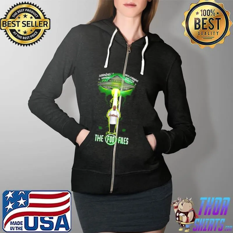 Warning The Foo Files Shirt Full Zip Hooded