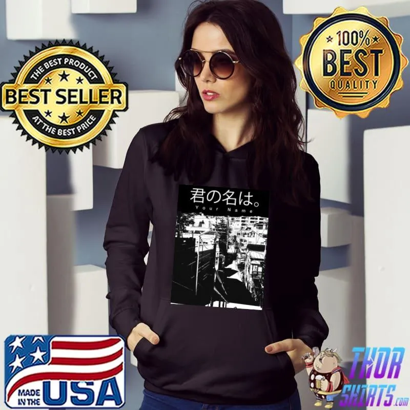 Your Name Kimi No Na Wa Anime Harajuku Unisex T-Shirt Hoodie