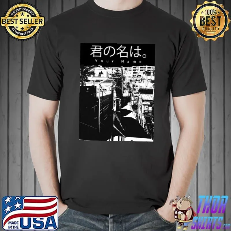 Your Name Kimi No Na Wa Anime Harajuku Unisex T-Shirt