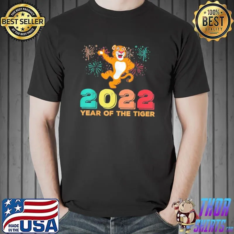 Zodiac Chinese Tiger New Year 2022 Year of the Tiger Funny T-Shirt Unisex