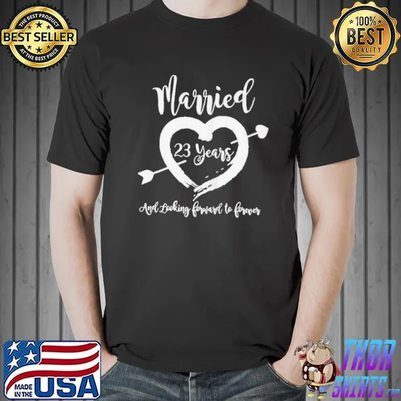 23 year wedding anniversary for him and her Unisex