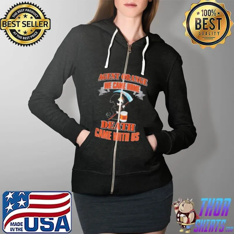 Agent orange we game home death game with us Full Zip Hooded