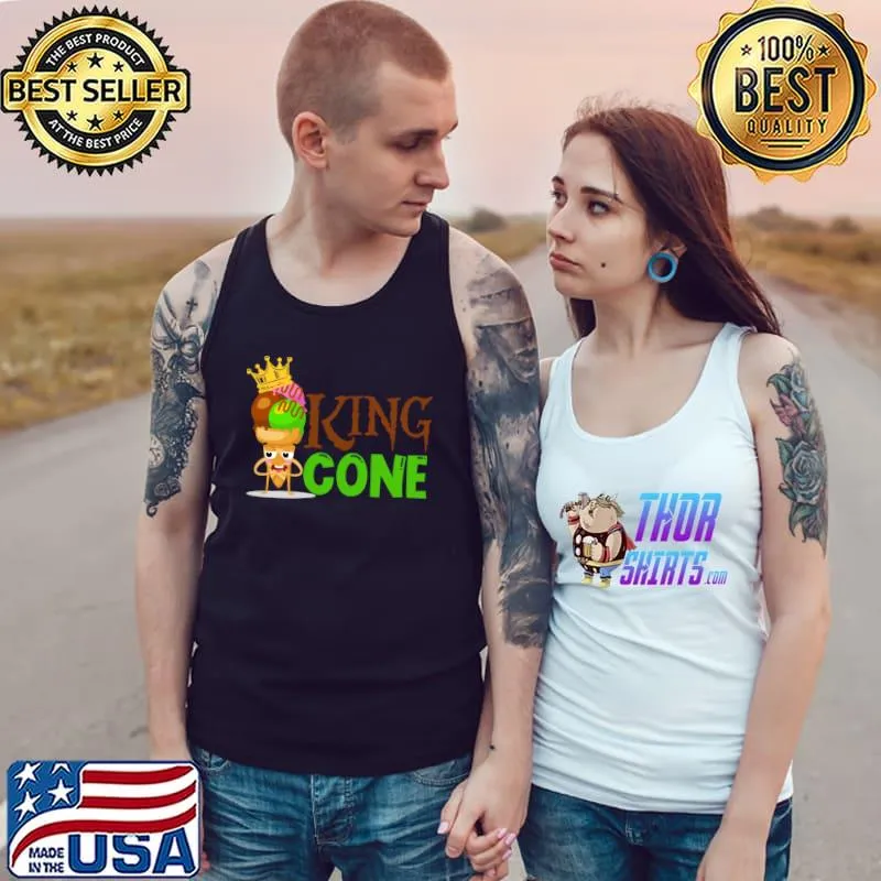 Awesome King Kone matching ice cream costume for family funny gift T Shirt Tank Top