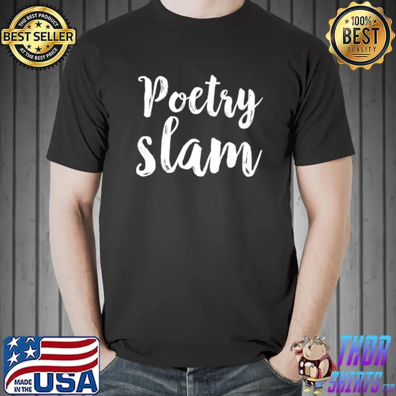 Awesome Poetry Slam Gedicht Denser Poet Premium T-Shirt