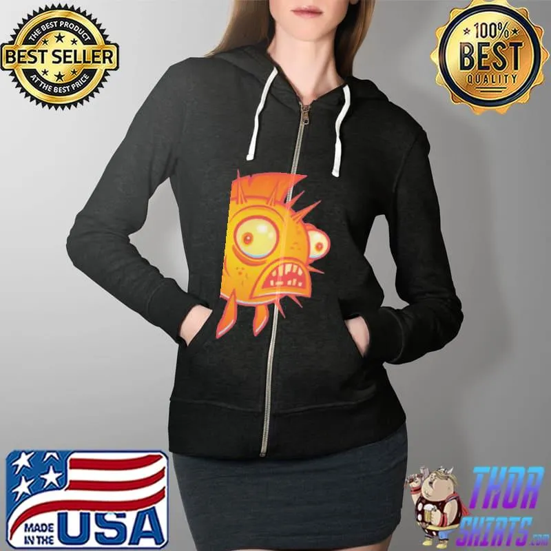 Awesome Pufferfish Full Zip Hooded