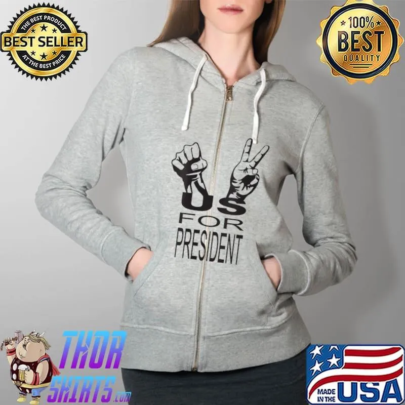Awesome Us for president T- Full Zip Hooded