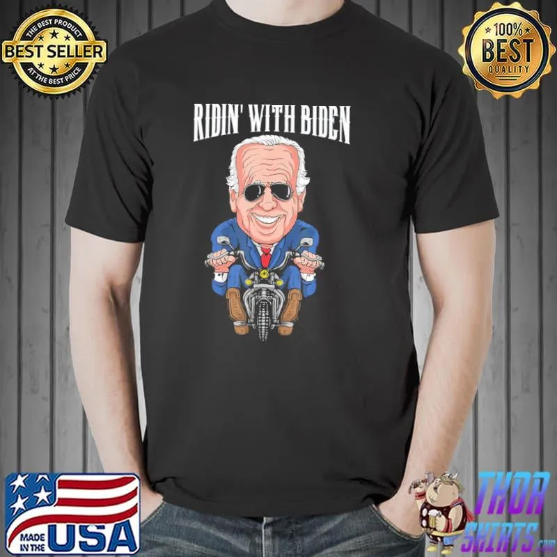 Awesome USA Vice President Ridin with Biden T-Shirt Unisex
