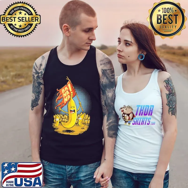 Bananas Riot Banana Unisex T-Shirt Tank Top