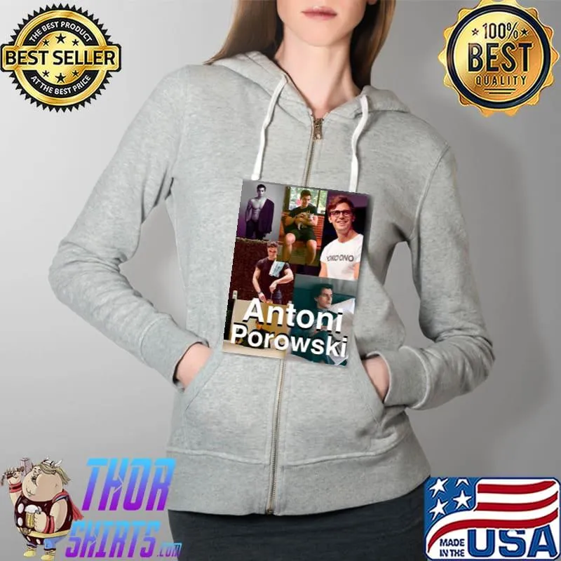 Best Antoni Porowski Collage Unisex T-Shirt Full Zip Hooded