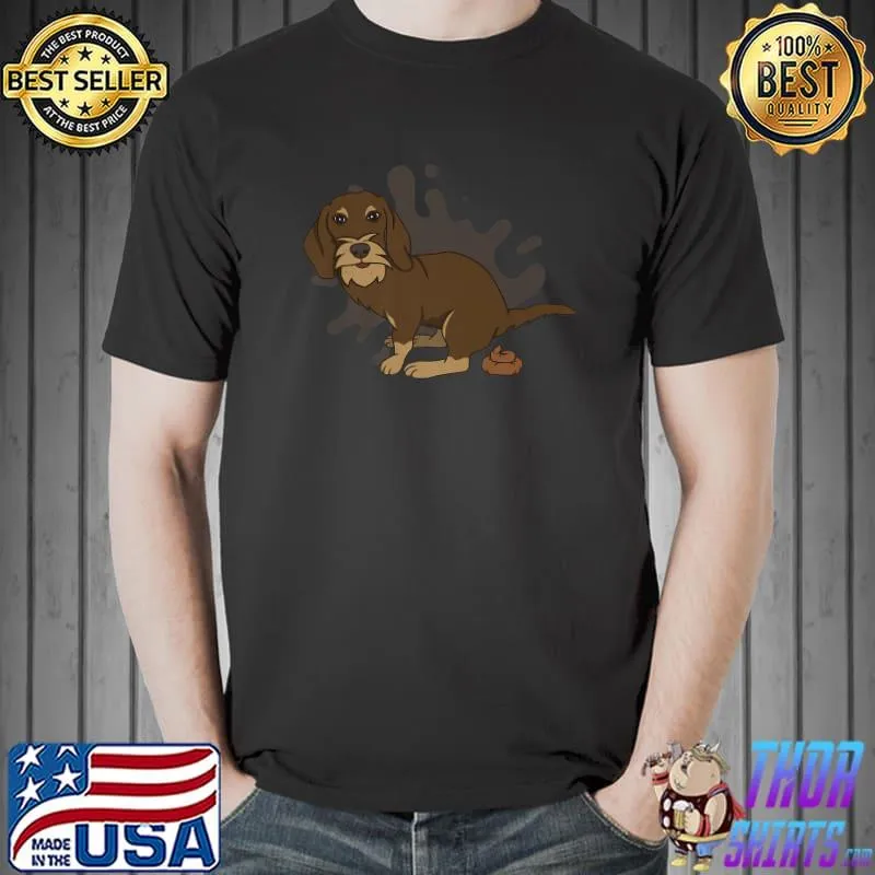 Best Best Dachshund Poop Ever ugly Design T-Shirt Unisex